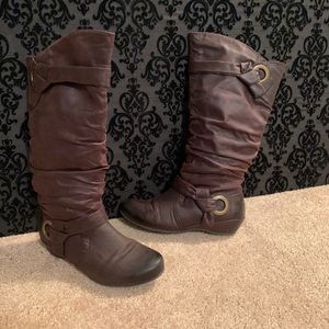 BareTrap Dark Brown Boots